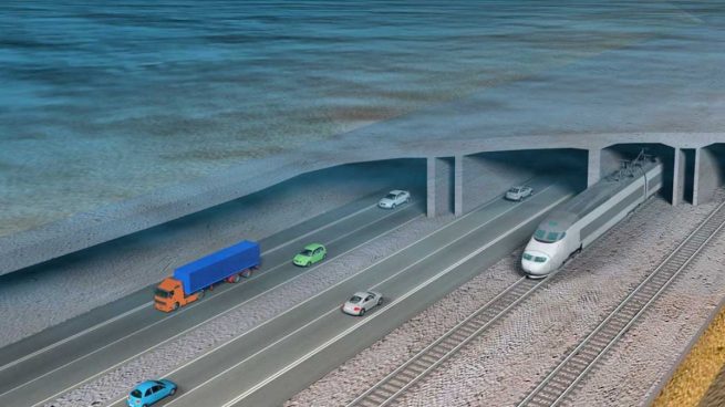 El túnel sumergido más grande del mundo permitirá llegar de Dinamarca a Alemania en 7 minutos