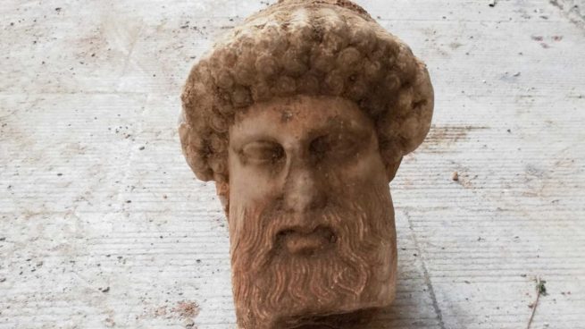 cabeza mármol Hermes