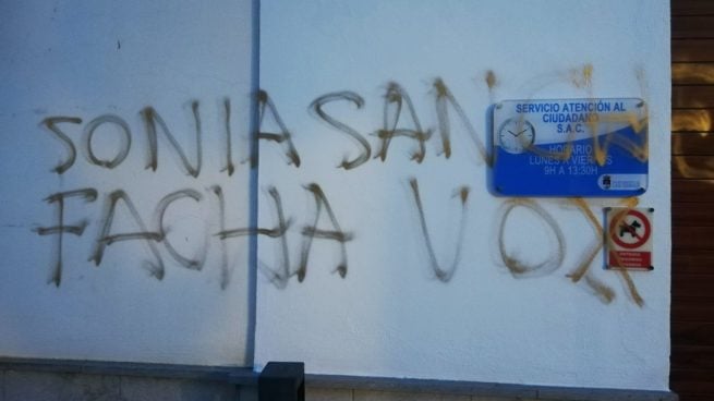 Vox denuncia ante la Guardia Civil pintadas amenazantes a su portavoz en Las Gabias (Granada)