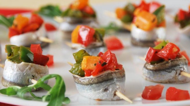 Rollitos de sardinas con verduras