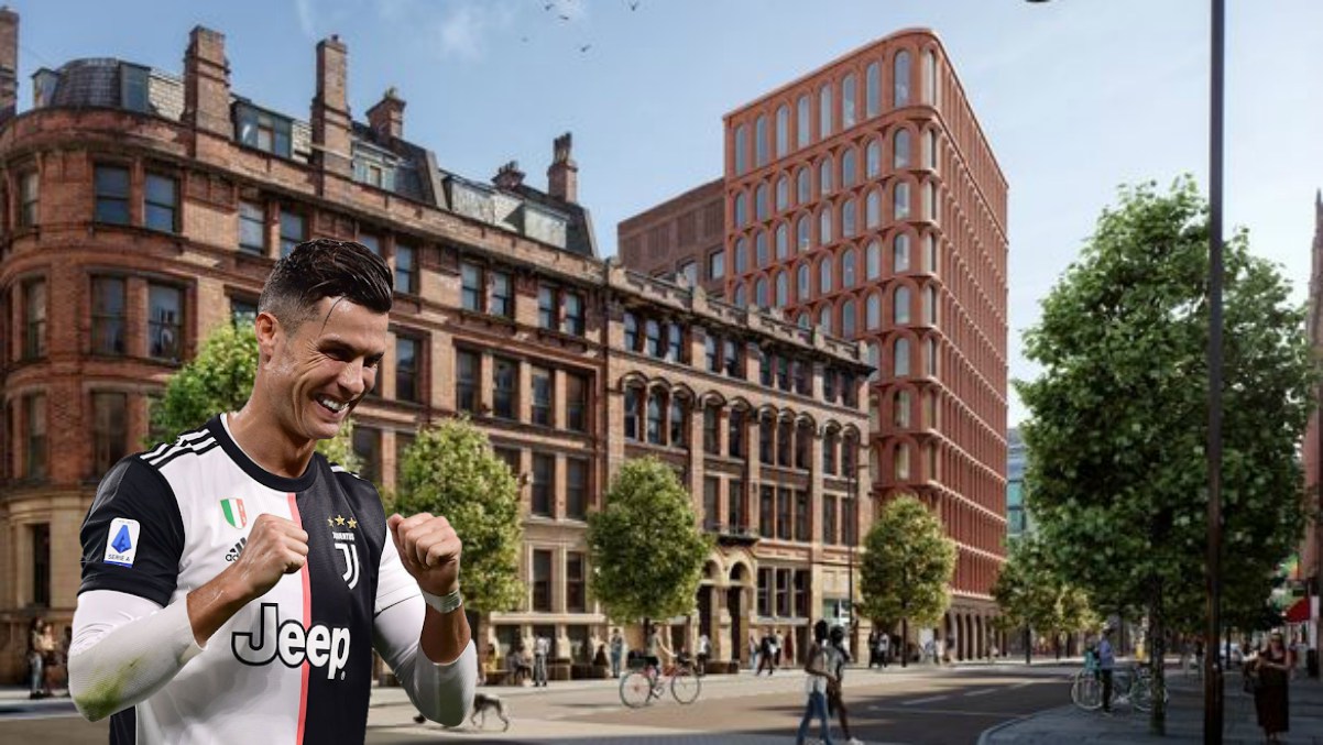 Cristiano Ronaldo y el hotel de Manchester.
