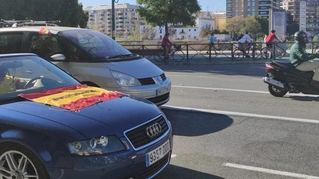 Caravana contra la Ley Celaá en Sevilla.