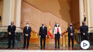 La ministra de Industria, Comercio y Turismo, Reyes Maroto, preside la Mesa de la Automoción