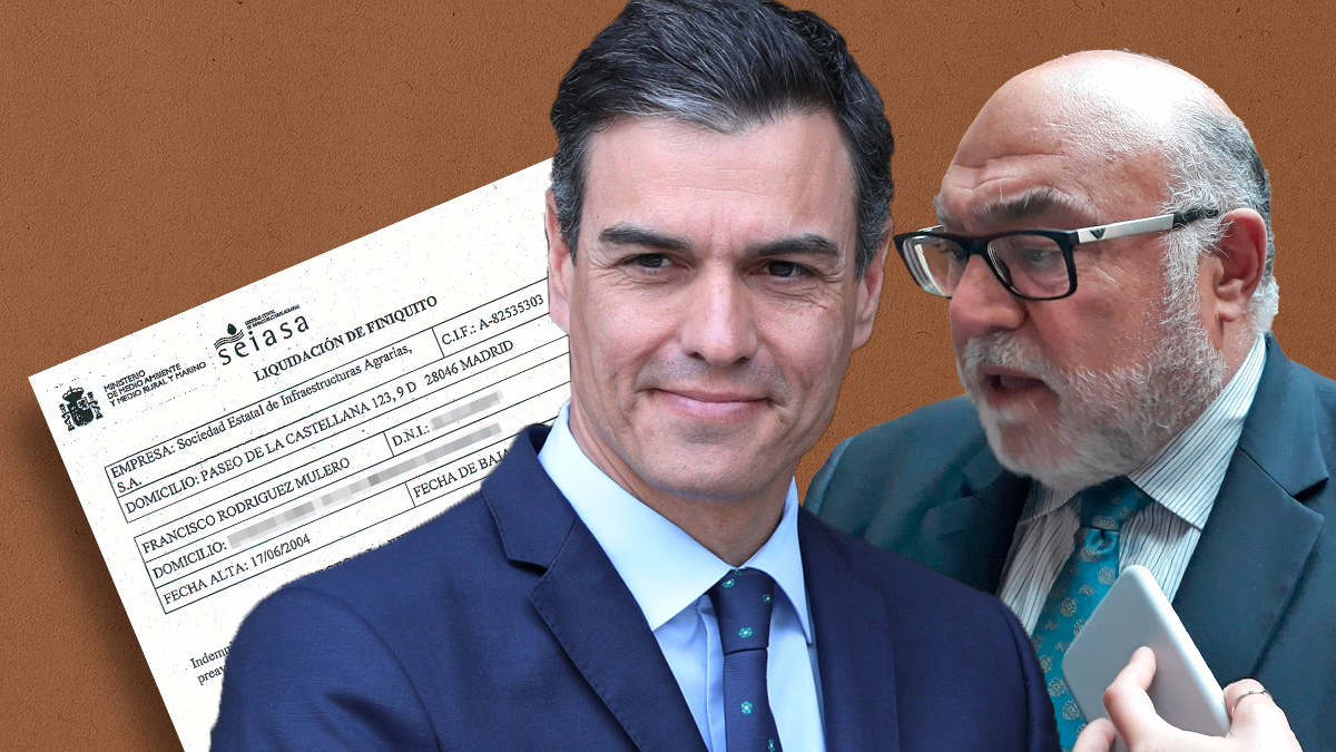 Pedro Sánchez, presidente del Gobierno, y Francisco Rodríguez Mulero (Seiasa).