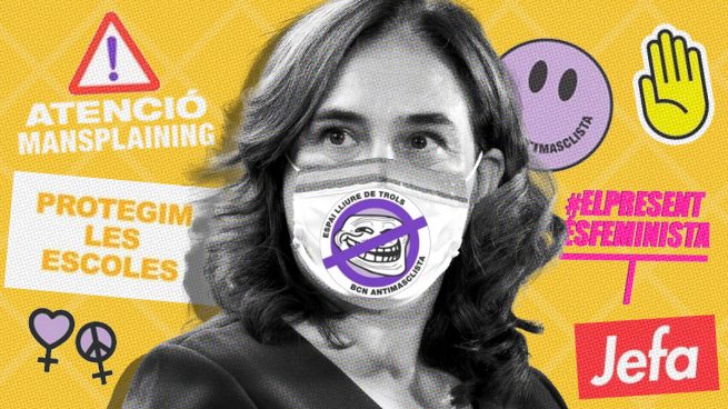 El plan de Colau contra la violencia machista: ‘stickers’ contra el ‘mansplaining’ en redes sociales