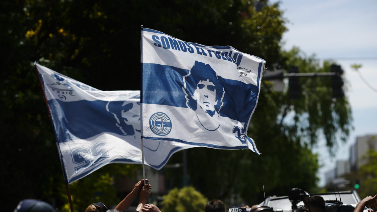 Argentina llora la muerte de Maradona. (Getty)