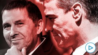 Pedro Sánchez y Arnaldo Otegi