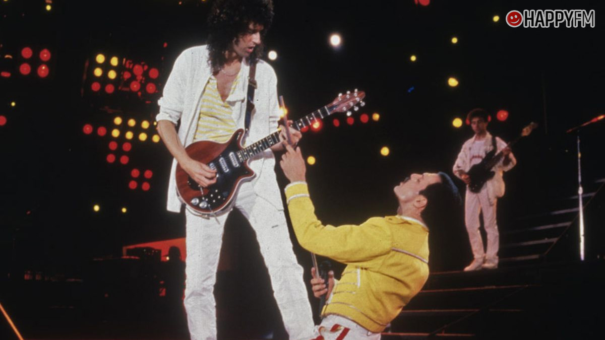Brian May y Freddie Mercury