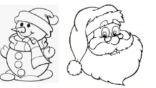 Dibujos para colorear de Navidad para niños