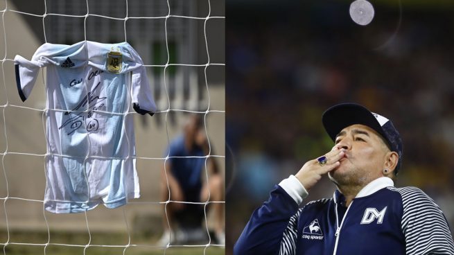 Se dispara la venta de camisetas de Maradona: se pagan hasta 4.000 euros por conseguir una