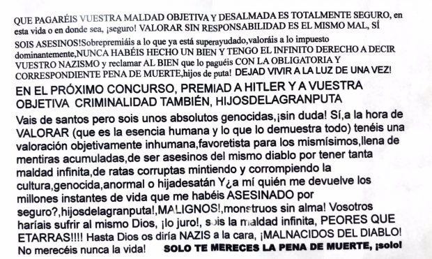 Amenazas de muerte a un alcalde socialista de Córdoba por los pactos con Bildu: «Hasta Dios os diría nazis»