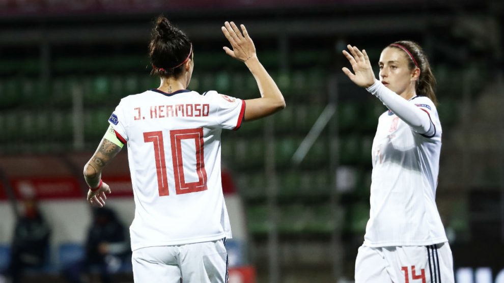 España 8 – 0 Moldavia. (@SeFutbolFem)