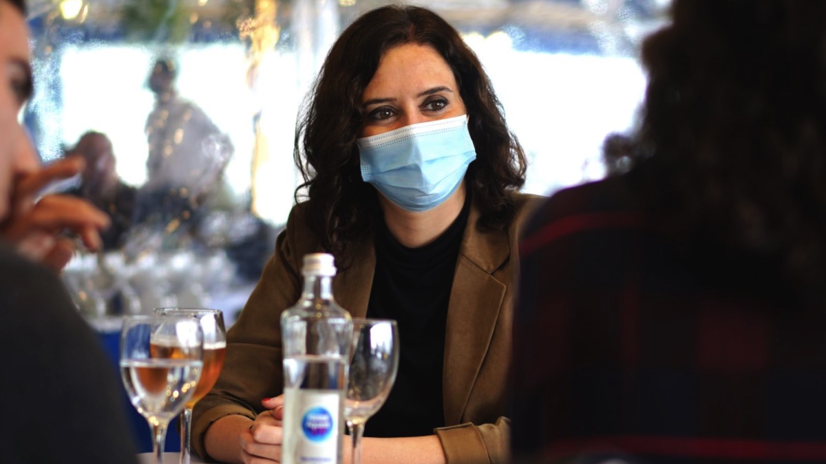 Isabel Díaz Ayuso en Barcelona. (Foto: Comunidad)