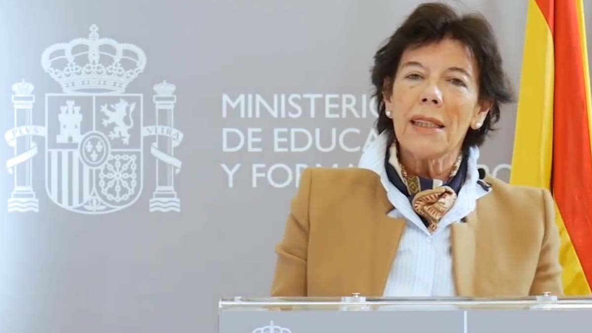 La ministra de Eduación, Isabel Celaá. Foto: EP