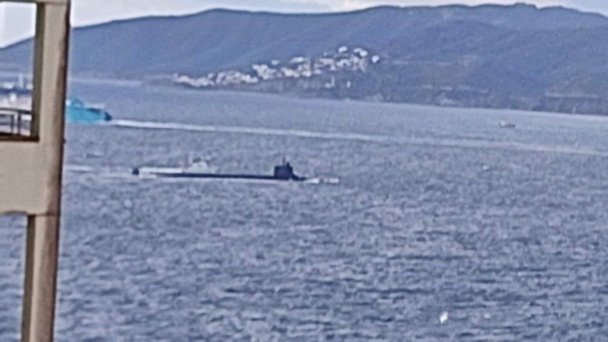 Ecologistas alertan de la presencia de un nuevo submarino nuclear en Gibraltar