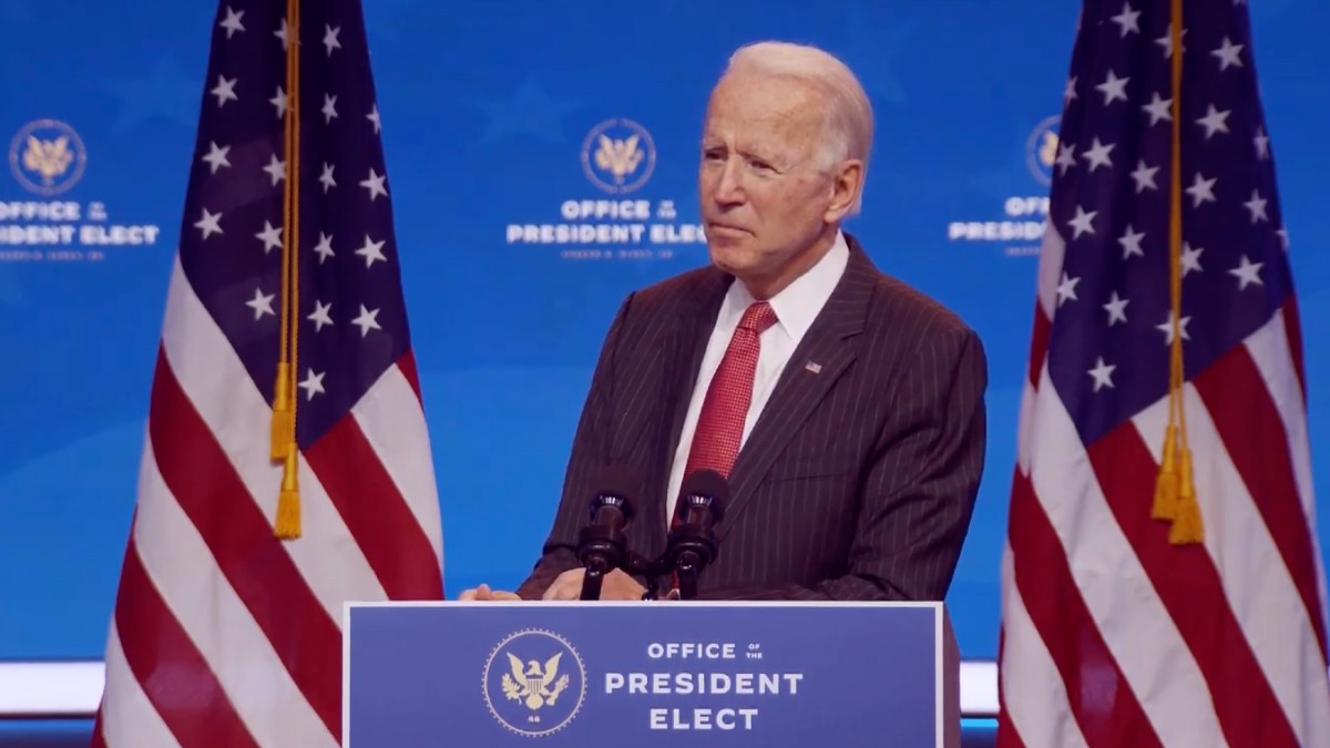 El presidente electo de Estados Unidos, Joe Biden. Foto: EP