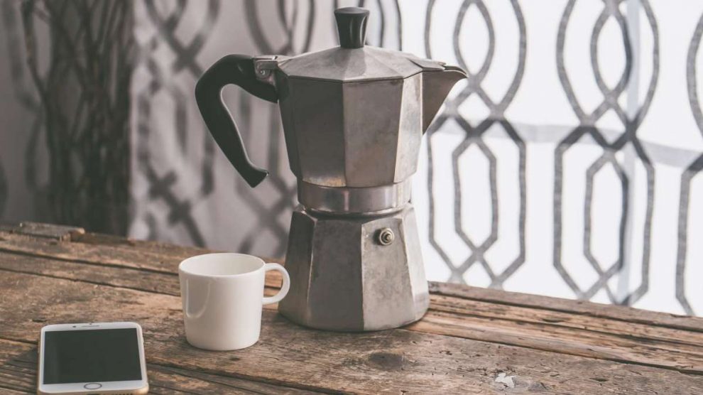 La cafetera italiana es todo un clásico