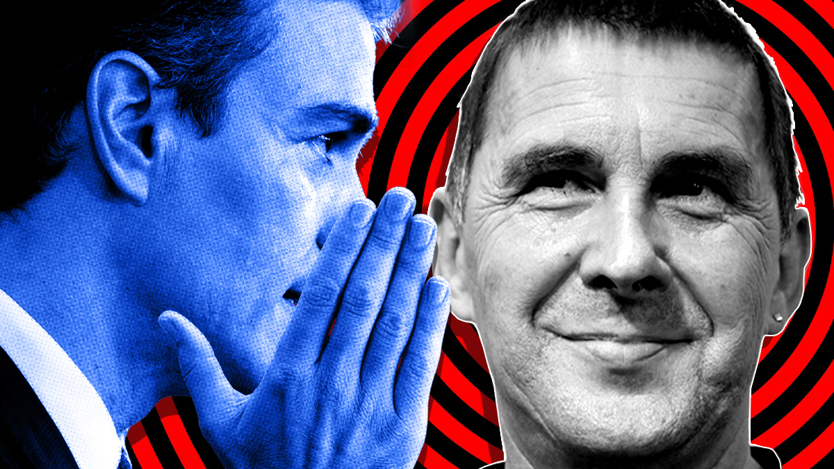 Pedro Sánchez y Arnaldo Otegi.