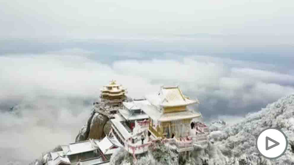 Las nevadas en China dejan imágenes espectaculares