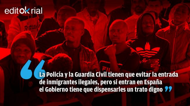 El socialcomunismo esconde a los inmigrantes en inmundos barracones