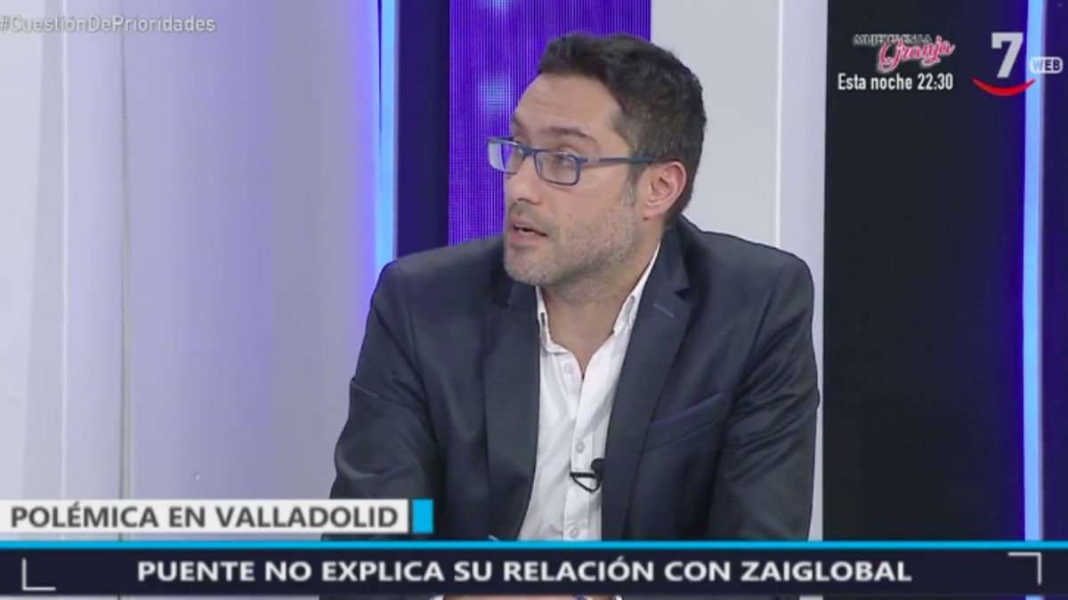 El periodista de Onda Cero, Roberto Mayado, en CyLTV. (Imagen: CyLTV)