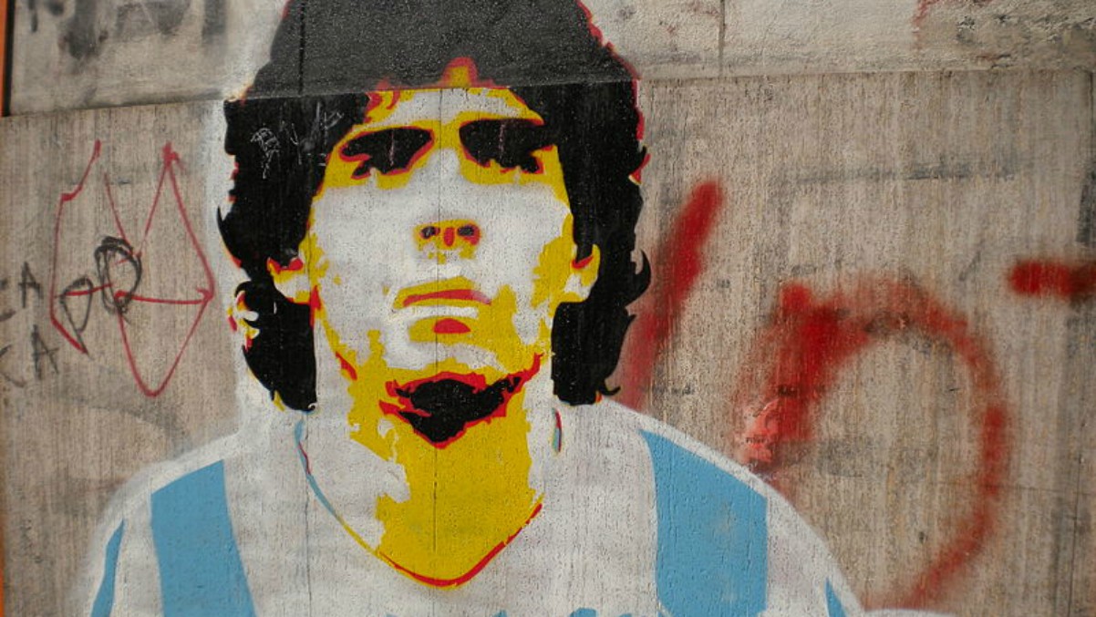 Los graffitis callejeros de Diego Armando Maradona estarán presentes en Tour.