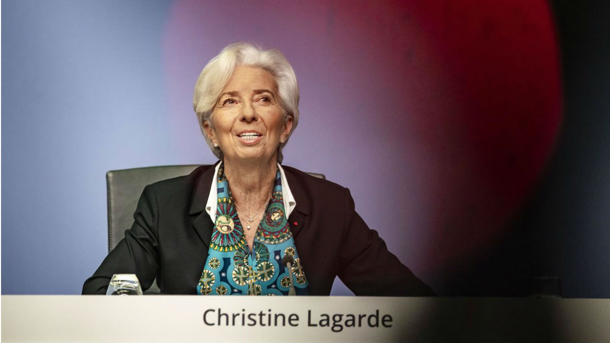 Imagen de la presidenta del BCE, Christine Lagarde.