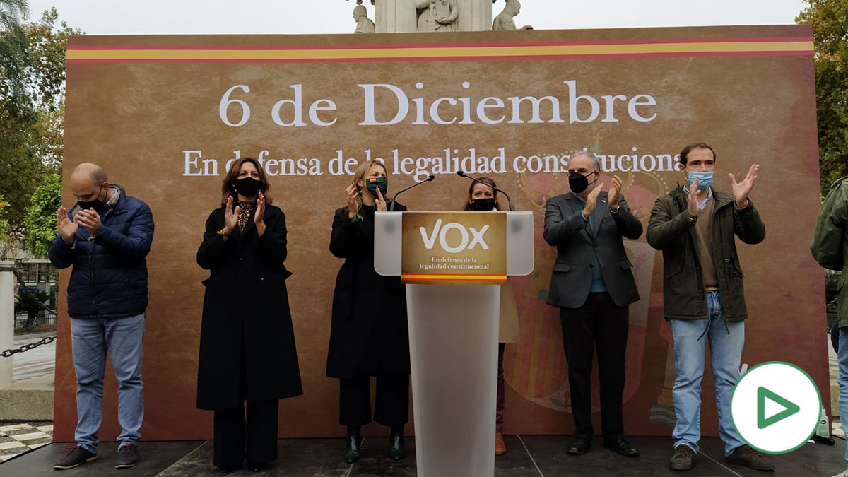 Vox Sevilla celebra el Día de la Constitución.