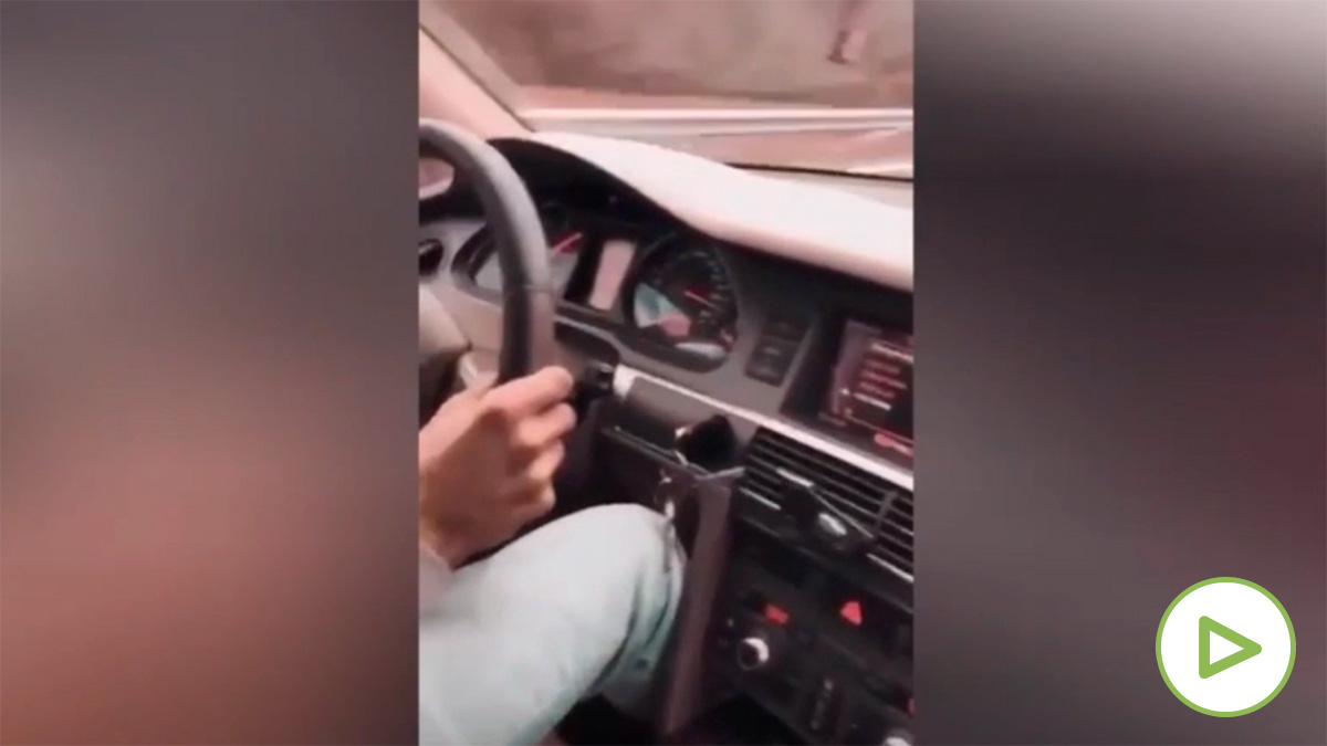 Un conductor sube a redes sociales un vídeo suyo superando los 240 km/h en la A-6.