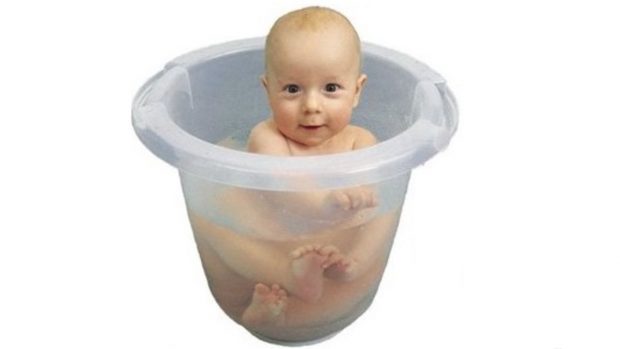bañera para bebés