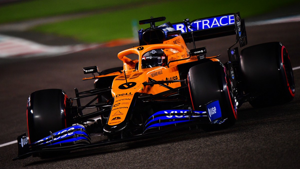 Carlos Sainz durante el GP de Abu Dhabi de F1. (Getty)