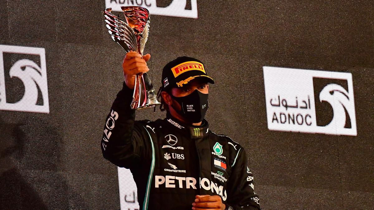Lewis Hamilton con Mercedes. (AFP)