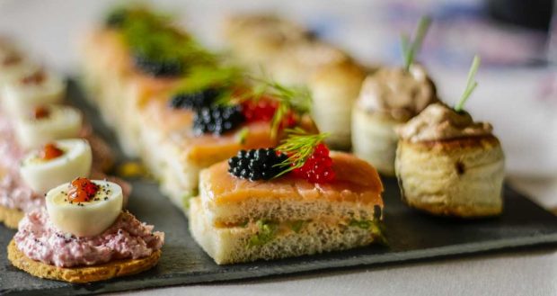 Canapés navideños