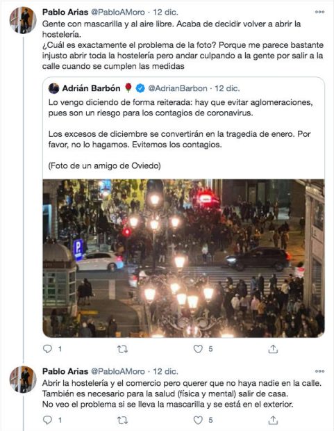 El presidente de Asturias sale a hacer compras y riñe a los ciudadanos por hacer lo mismo que él