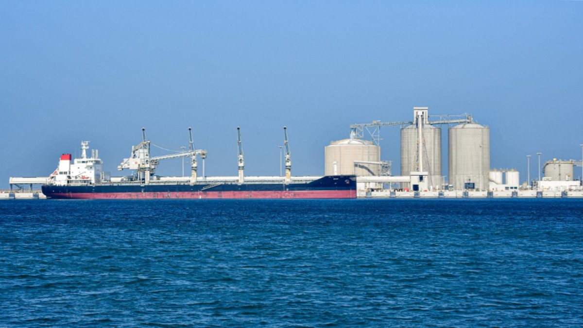 Petrolero de Arabia Saudí en el Mar Rojo.