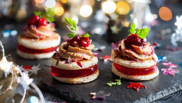 canapés Nochebuena