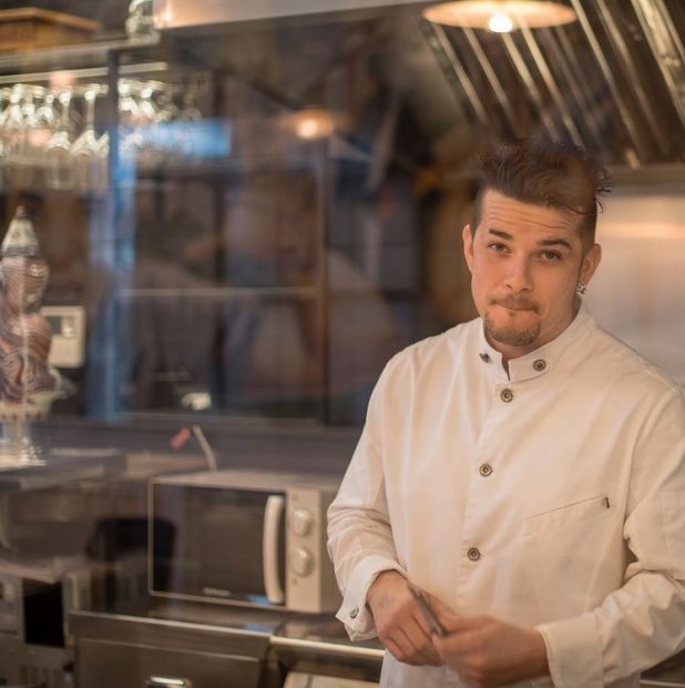 Carlos Maldonado en 'Raíces', su restaurante premiado en las estrellas Michelin 2021