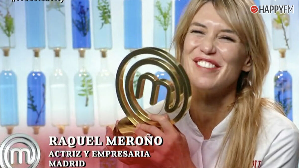 Raquel Meroño, ganadora de Masterchef Celebrity