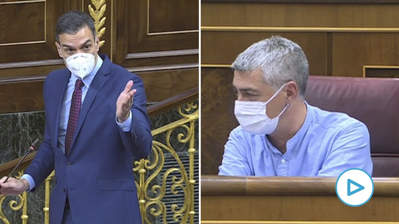 Pedro Sánchez y Oscar Matute en el Congreso