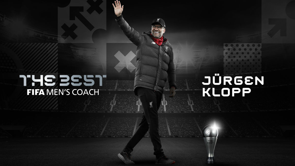 Jurgen Klopp, premio ‘The Best’ al mejor entrenador del año. (fifa.com)
