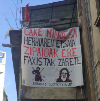 Los proetarras amenazan a Cake Minuesa y a la Policía tras el reportaje de OKDIARIO en Eibar