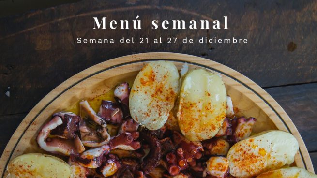 Menú semanal saludable: Semana del 21 al 27 de diciembre de 2020