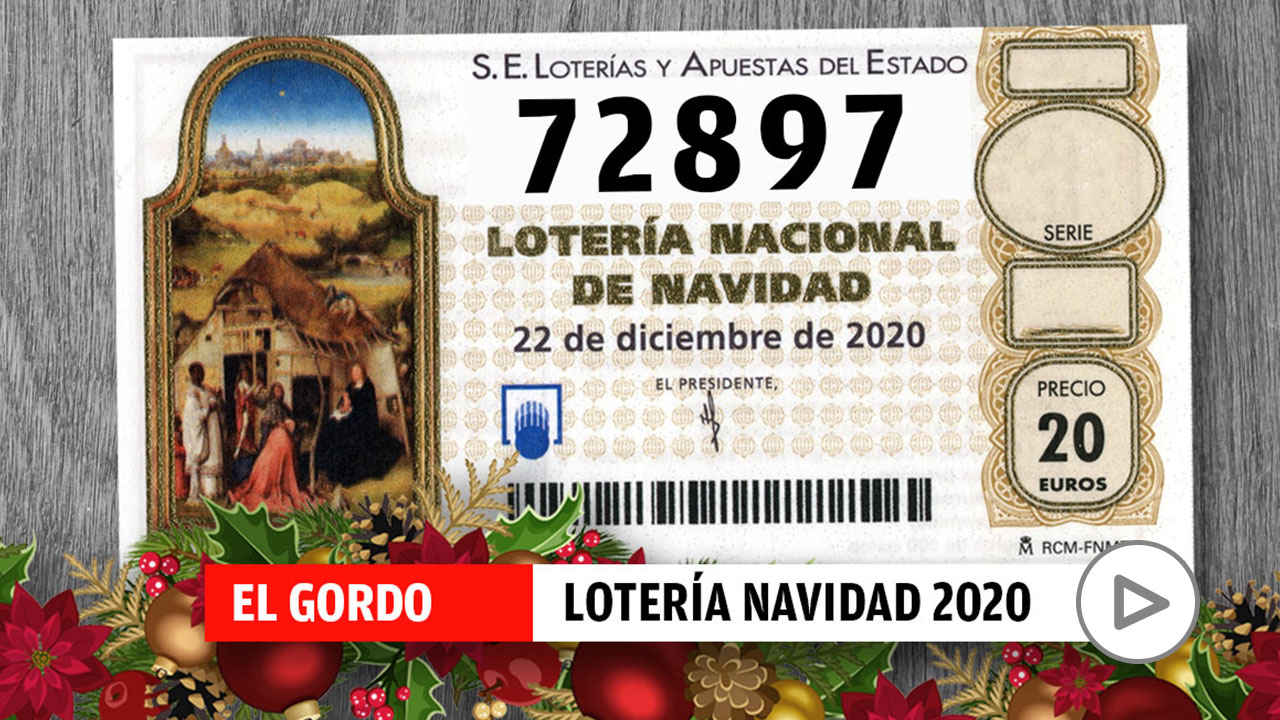 Premio Gordo de la Lotería de Navidad 2020: El primer premio ha caído