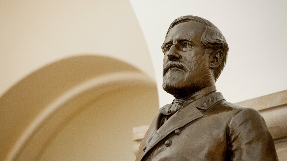 Estatua del general confederado Robert E. Lee. Foto: EP