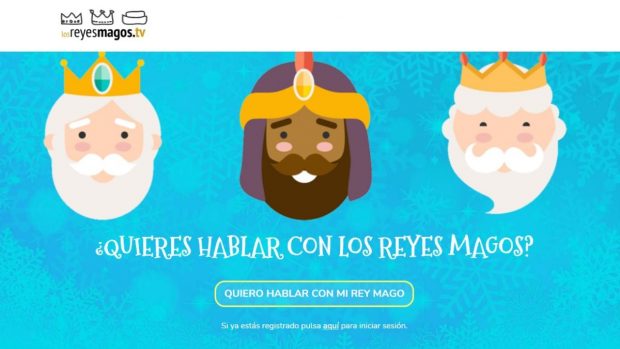 Las mejores aplicaciones y páginas web para que los niños puedan hablar con los Reyes Magos