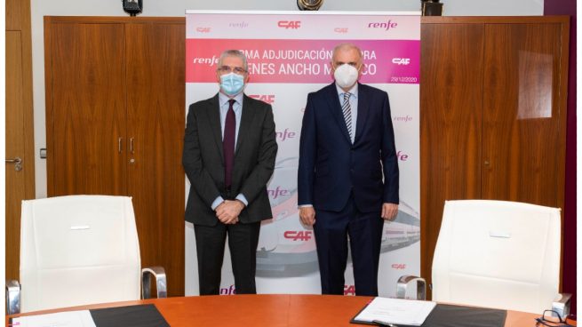 Renfe y CAF firman un contrato por 258 millones para la compra y mantenimiento de 37 trenes