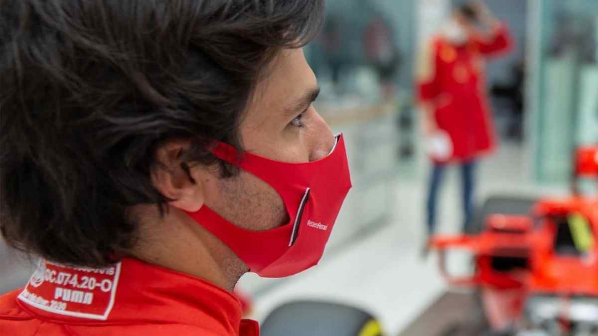 Carlos Sainz en Ferrari. (@Carlossainz55)