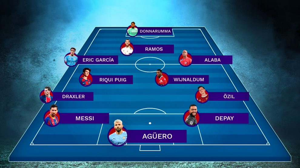 El once de jugadores que son libres para negociar gratis con otro equipo para la temporada 21/22.