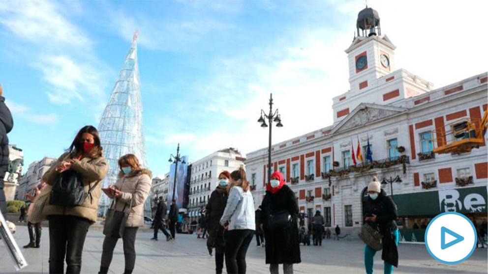 Imagen reciente de la Puerta del Sol de Madrid. (Foto: Europa Press)