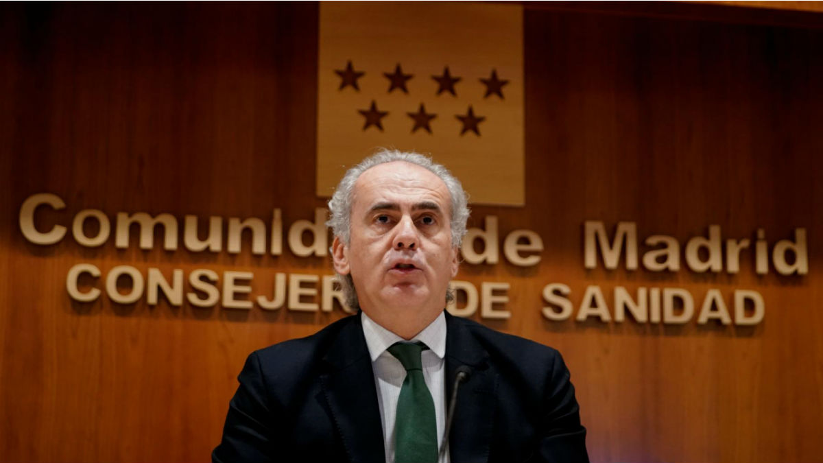 El consejero de Sanidad de la Comunidad de Madrid, Enrique Ruiz Escudero. (Foto: CAM)
